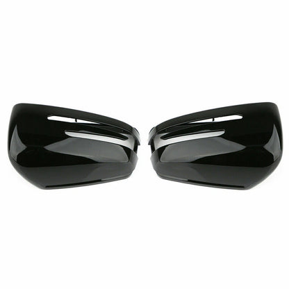 Gloss Black Wing Mirror Covers for Mercedes-Benz W204 W246 W212 W221 (2007-2019)