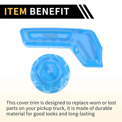Seat Adjustment Button Cover Trim for Jeep Gladiator JT (2018-2024) Light Blue