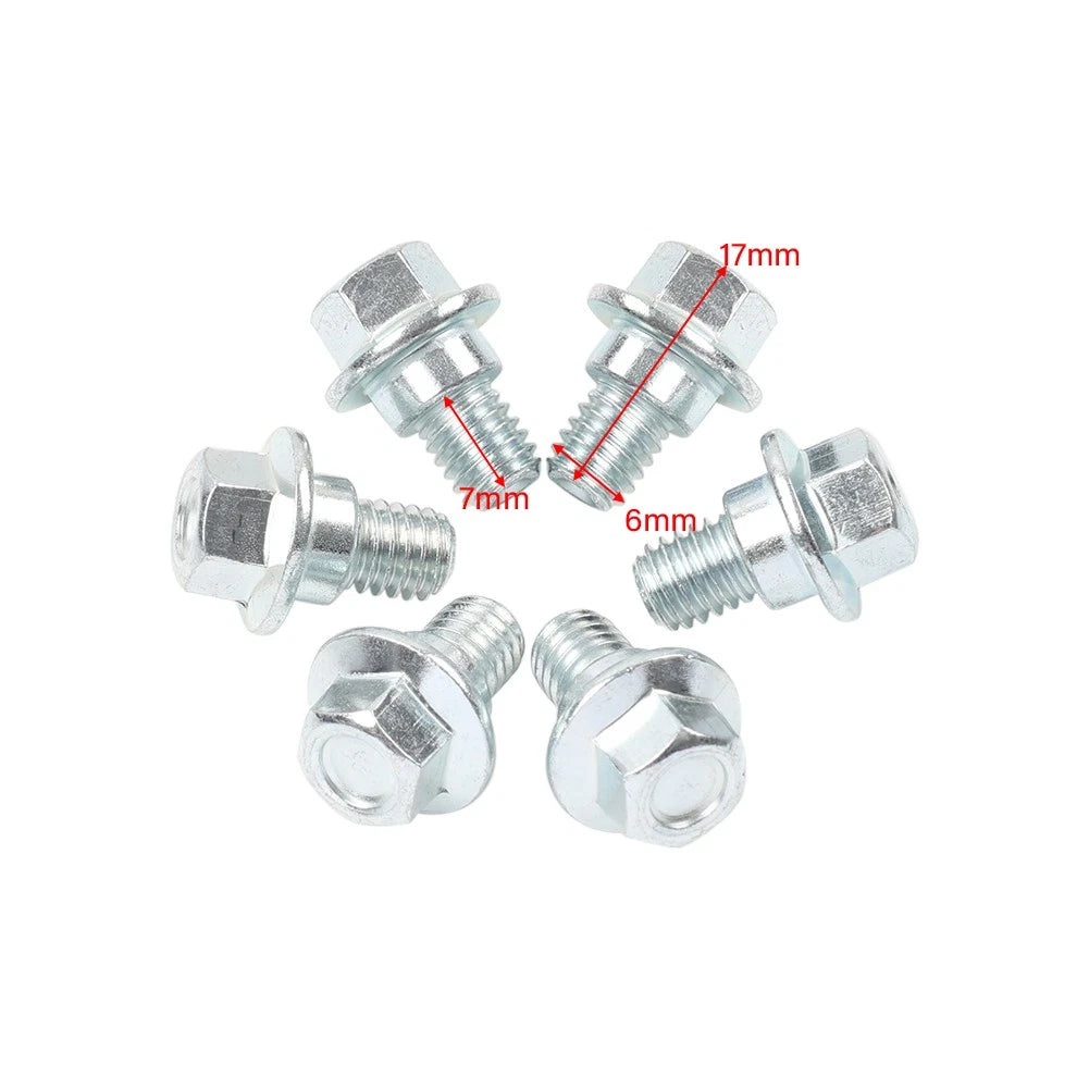 6 x Fork Guard Bolts for Suzuki RM 85 125 250 RMZ 250 450 DR-Z400SM (2001-2023)