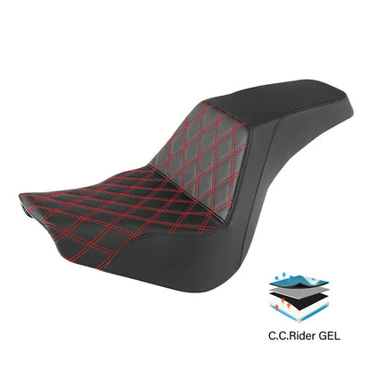 Driver & Passenger Gel Seat for Harley Softail Street Bob FXBB (2018-2024)