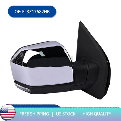 Power Mirror Right Power Fold Chrome Memory for Ford F-150 (2015–2018)