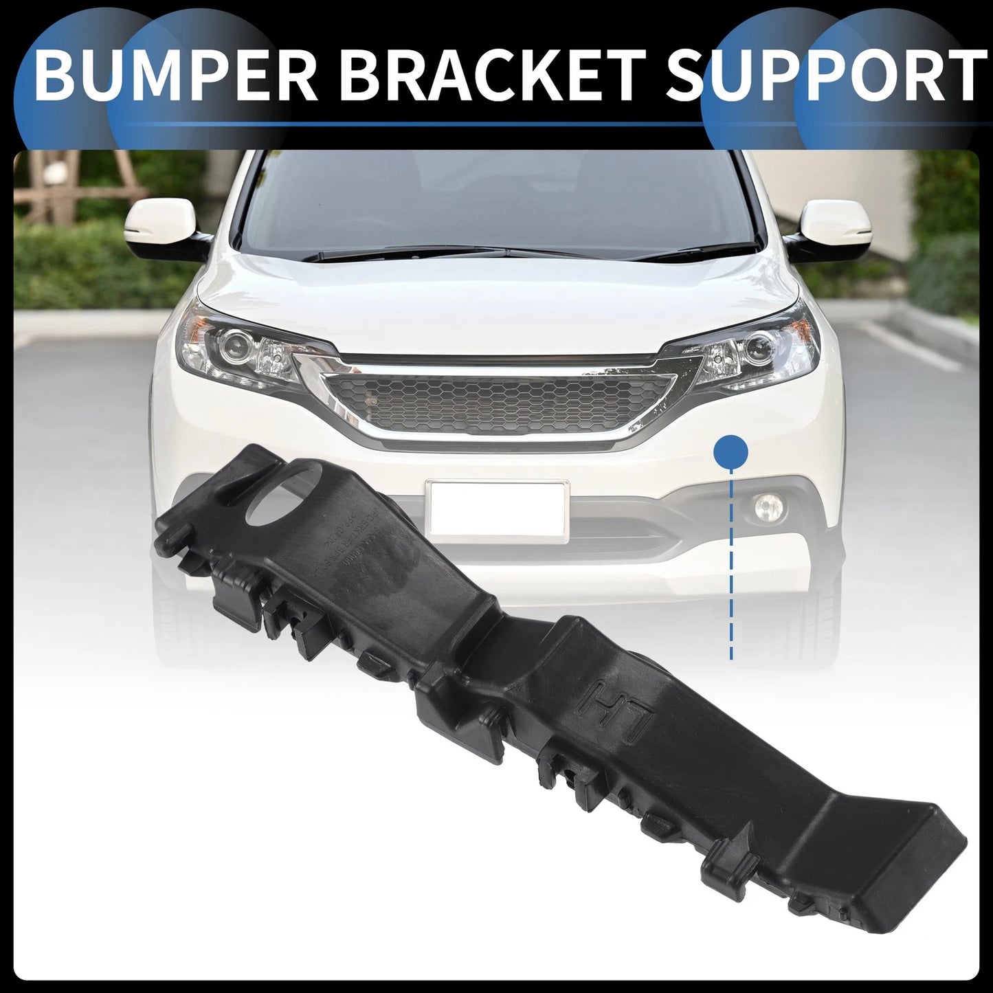 Left Front Bumper Retainer Bracket for Kia Optima (2016-2020)