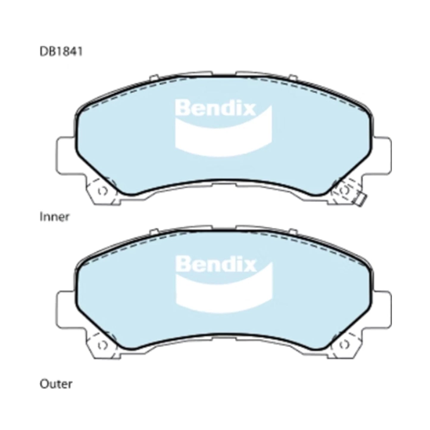 4WD Front Disc Brake Pad Set for Isuzu MU-X UC (2013-2020)