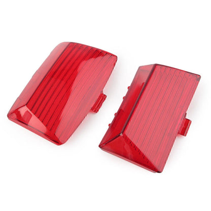 Red Rear Fender Tip Mud Guard Light Lens Cover for Harley Touring (2014-2023)