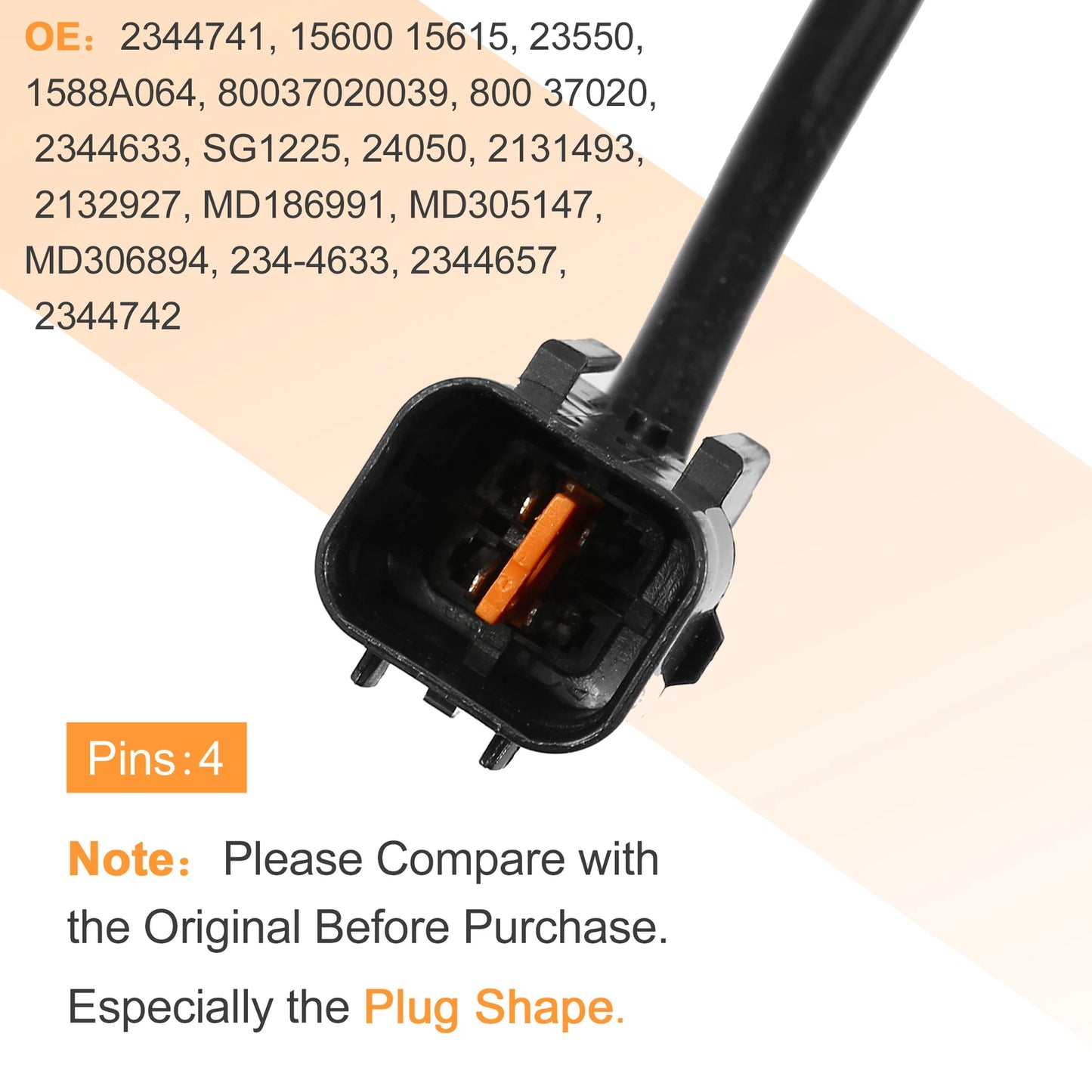 Front Rear Oxygen Sensor for Mitsubishi Montero Sport (1997-2004)