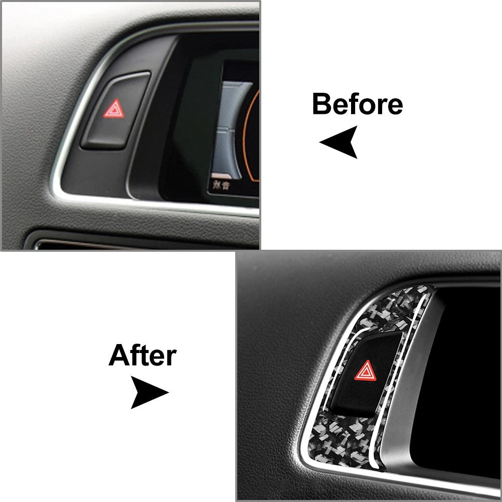Display Screen Panel Button Cover Trim for Audi Q5 SQ5 (2009-2017)