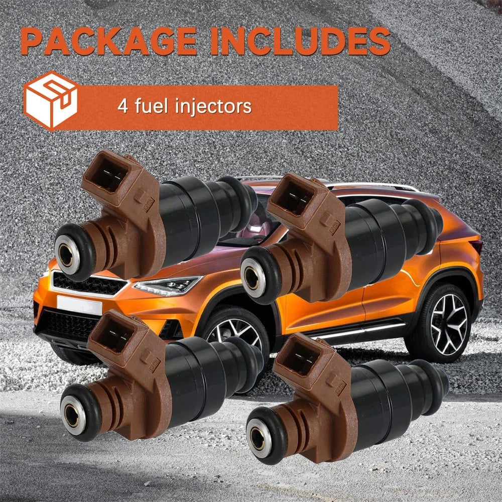 4 Pcs Fuel Injectors for Chevy Daewoo Lacetti 1.4L 1.6L (2004-2010)