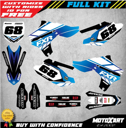 Custom Graphic Kit for Yamaha YZF 450 (2010-2013) - OUTLAW STYLE Stickers