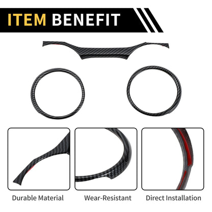 Dashboard Panel Ring Cover for Jeep Wrangler JL JLU (2018-2023)