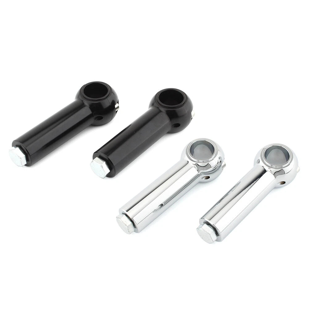 4" Handlebar Clamp Riser for Harley Davidson Cruisers  - Pair