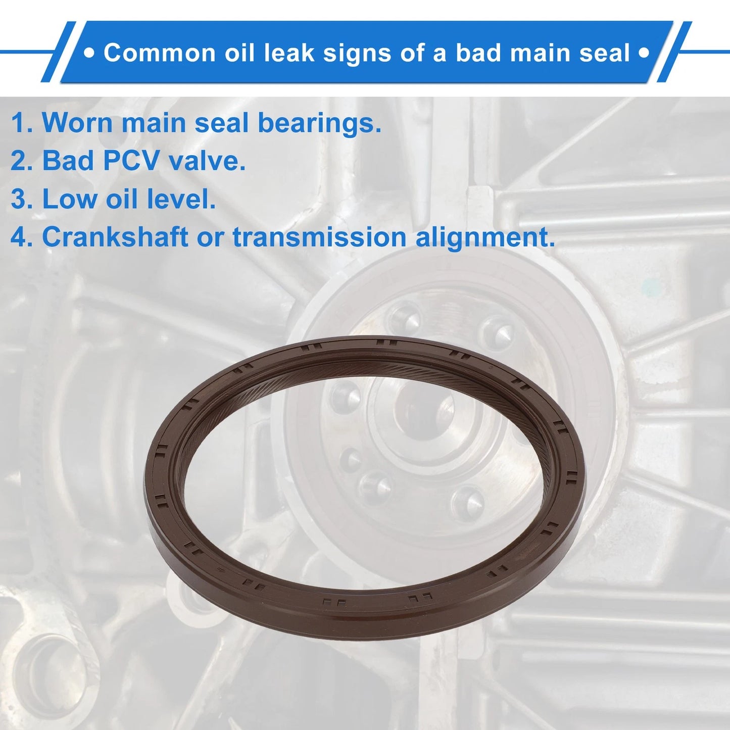 1 Pc Rear Crankshaft Oil Seal for Toyota Camry Highlander
