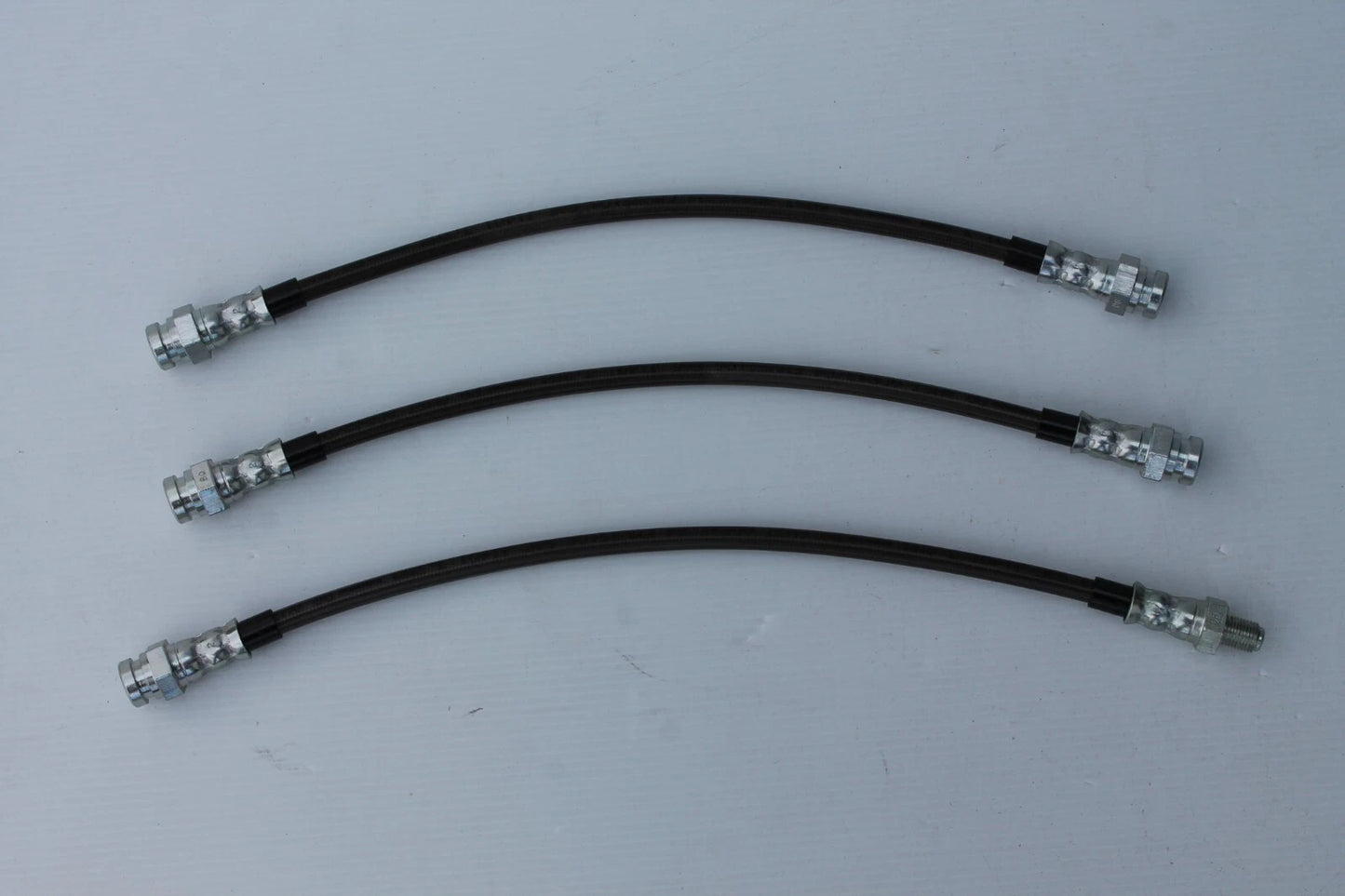 Braided Brake Hose Set (3) for Datsun 120Y
