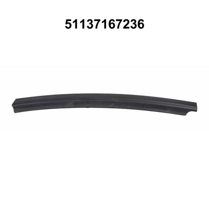 Black/Silver Finish Rear Door B Pillar Cover Trim for MINI Clubman (2007–2014)
