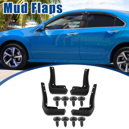 Mud Flaps Splash Guards for Honda Accord (2018-2021) Black