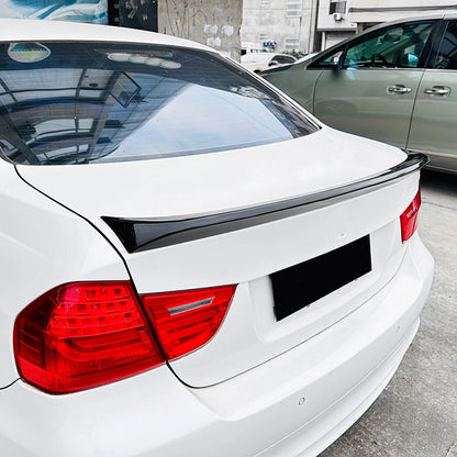 Gloss Black Rear Spoiler Lip for BMW 3 Series E90 (2005-2011)