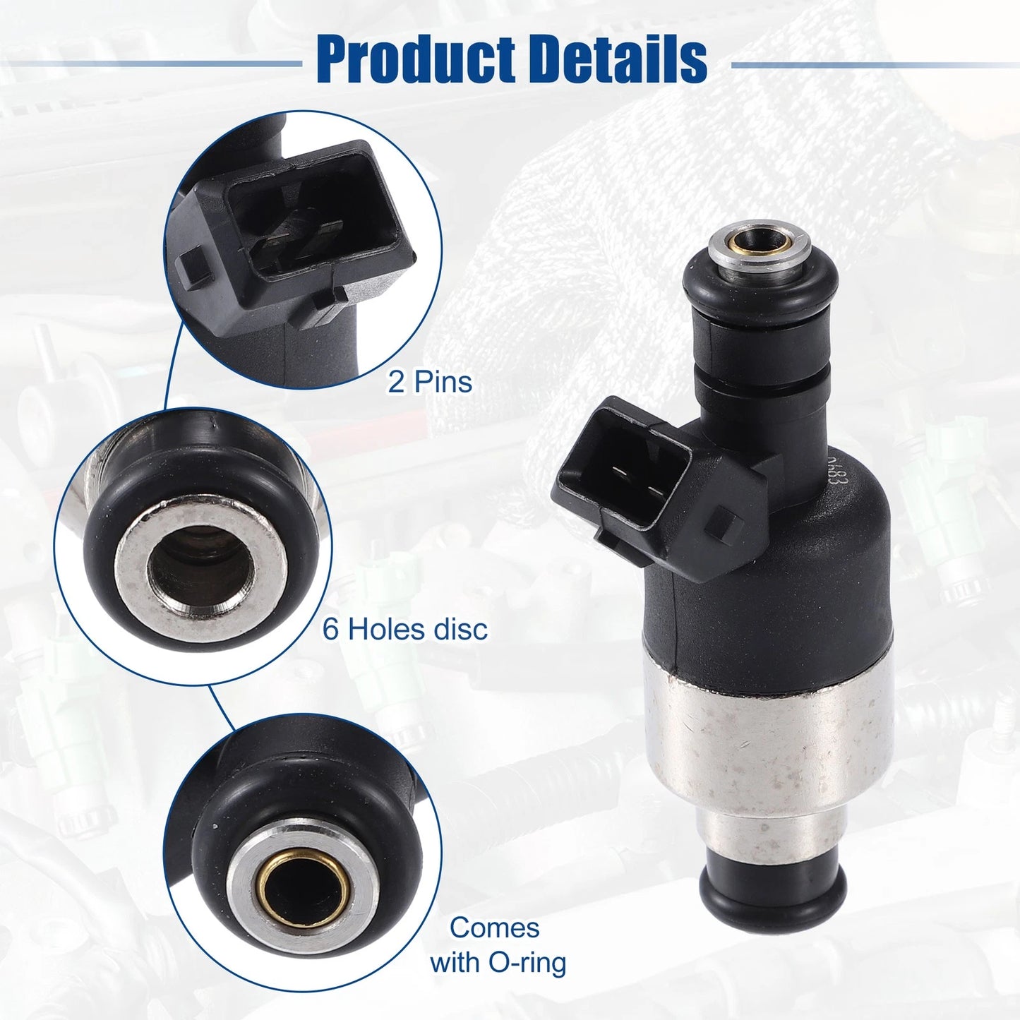 8 Pcs Fuel Injector Nozzles for Chevrolet Lumina APV 3.8L (1990-1996)