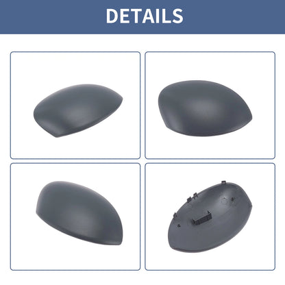 Right Passenger Side Mirror Cover Cap Grey for CITROEN C2 (2003-2009)