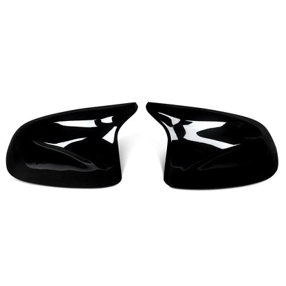 Gloss Black Snap-On Side Mirror Cover Cap for BMW X5 X4 X3 (2014–2018)