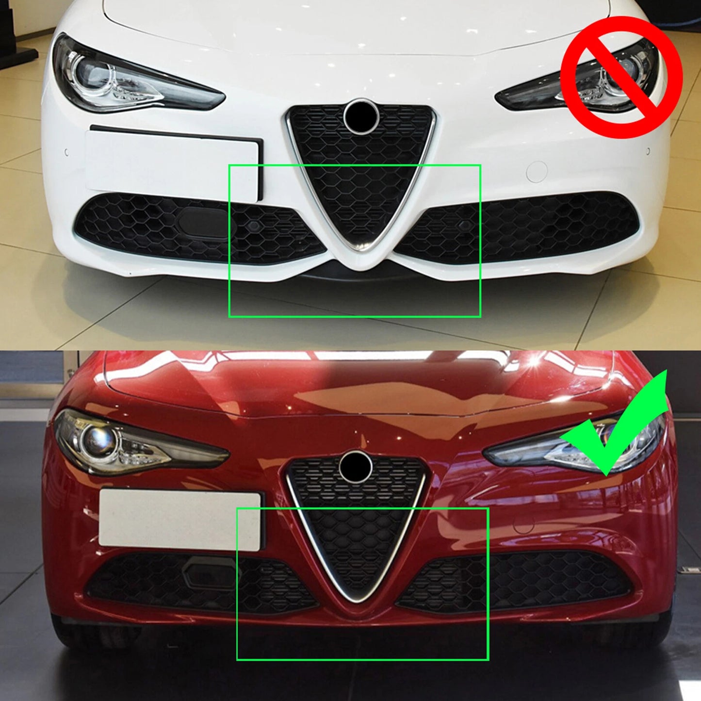 Front Spoiler Lip Splitter for Alfa Romeo Giulia 2015-2024 (2015-2024)