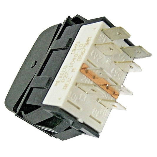 1Pcs Plastic Dome Lamp Rocker Switch Black for Kenworth