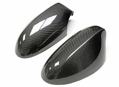 Real Carbon Fiber Side Mirror Cover Cap For BMW 1 Series E87 120i 130i 2007-2008