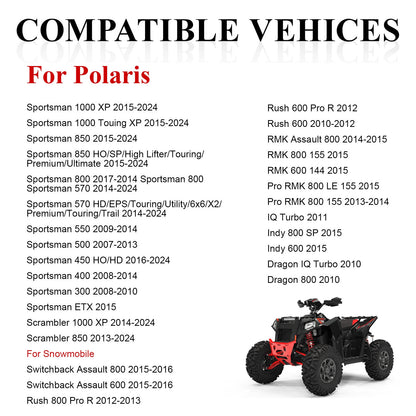 Hand Guard & Bracket Kit for Polaris Rush/RMK/Indy 600/800 (2010-2015)