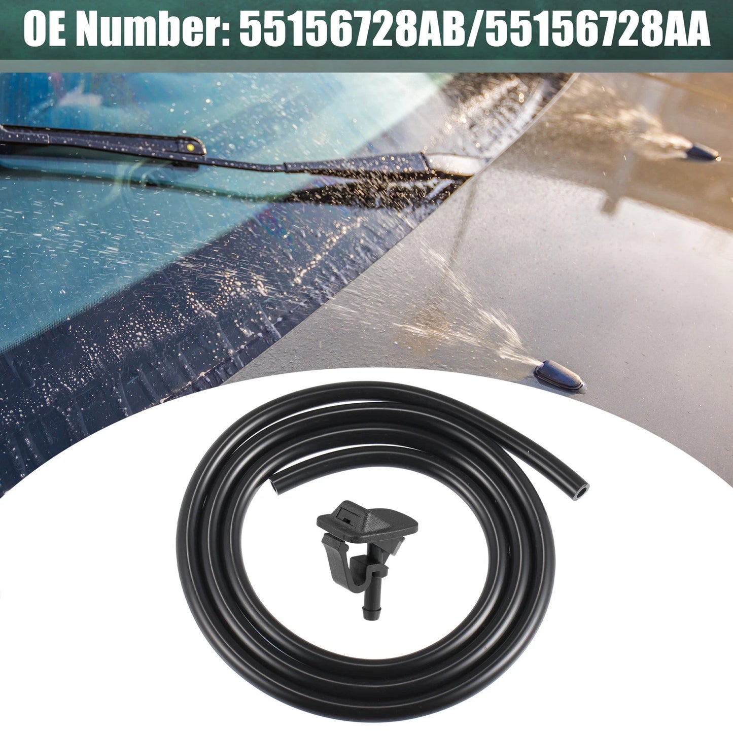 Car Windshield Washer Nozzle Set for Jeep (2018-2023)
