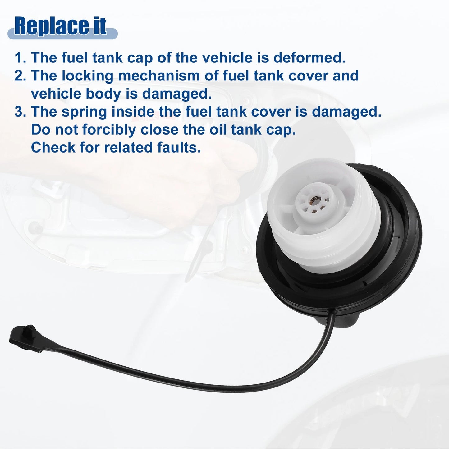 Gas Fuel Tank Cap for Nissan Altima Maxima Murano Quest Sentra (2003-2012)
