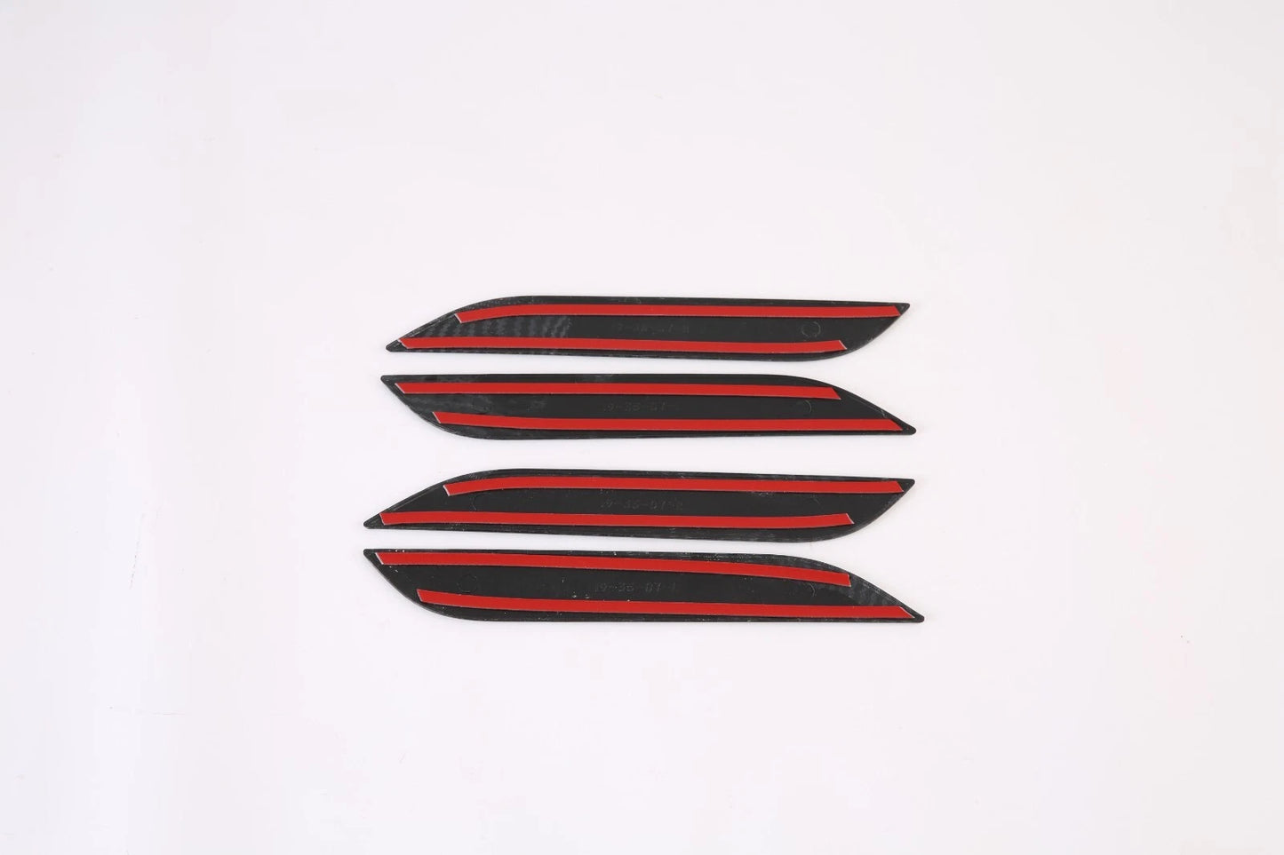 ABS Carbon Fiber Door Handle Lid Cover Trim for Tesla Model S (2013-2022) 4 x pcs