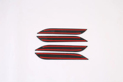 ABS Carbon Fiber Door Handle Lid Cover Trim for Tesla Model S (2013-2022) 4 x pcs