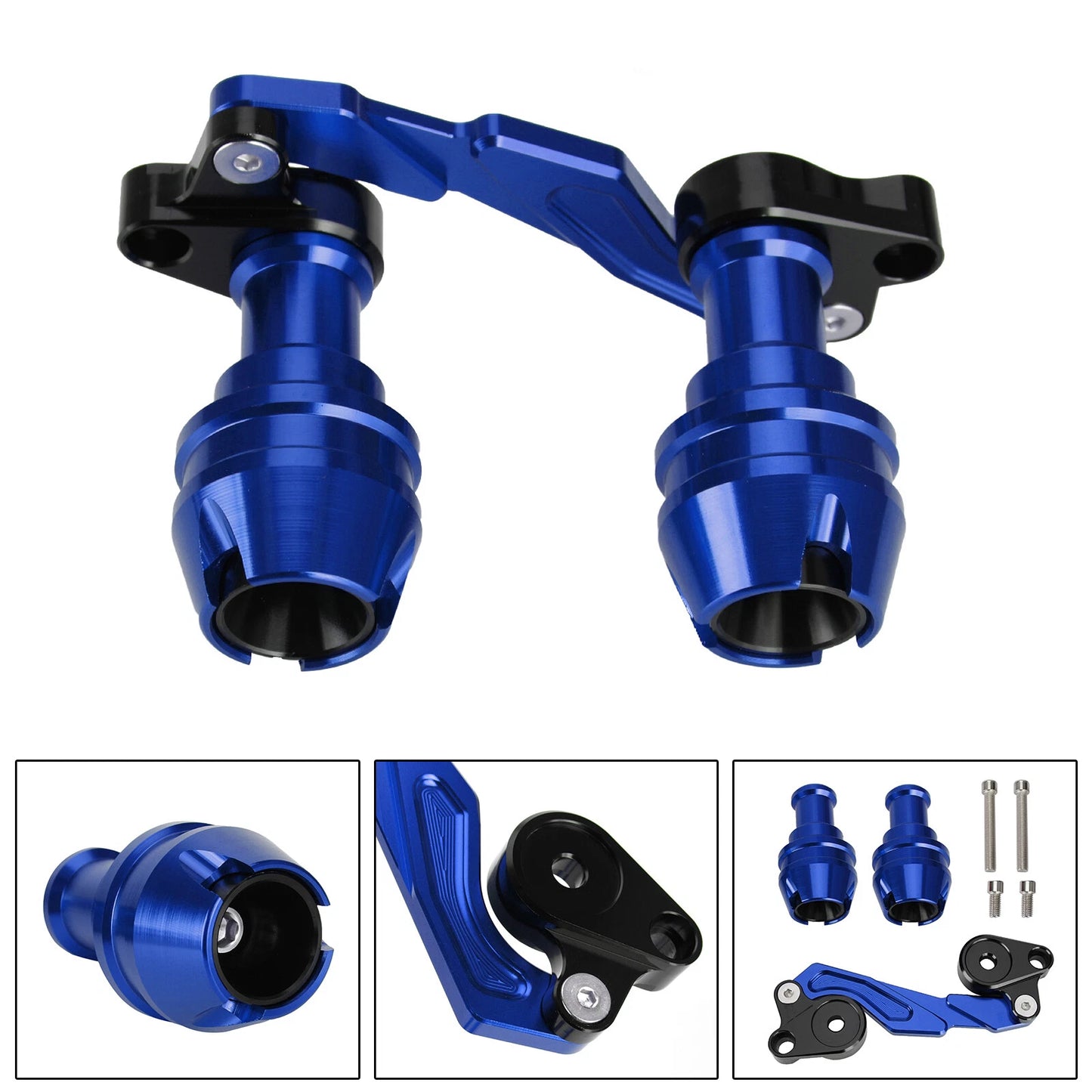 Crash Slider Protector Blue for Yamaha Nvx Aerox Nmax (2015-2019)