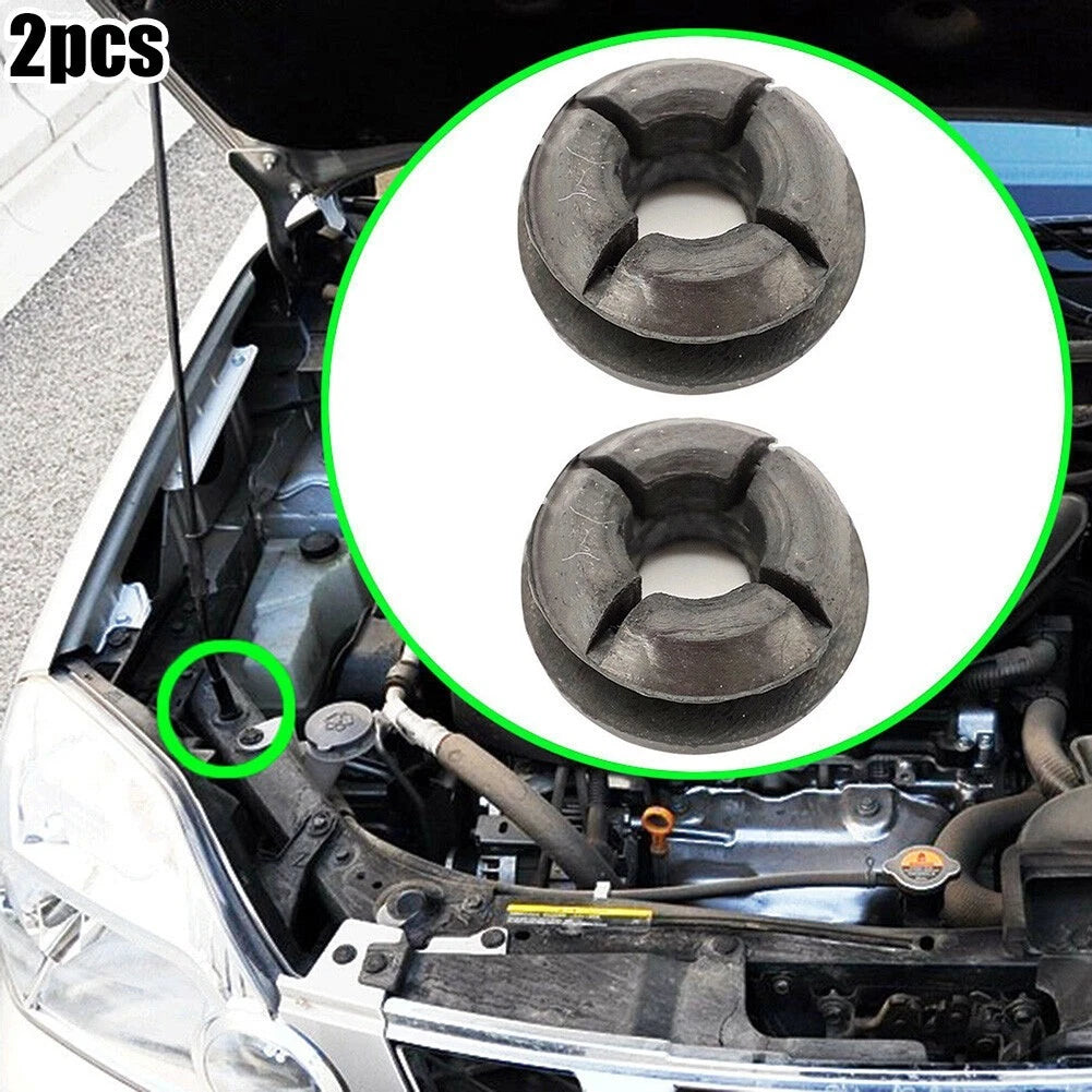 2 x Black Hood Support Rod Grommet for Nissan Pathfinder Altima