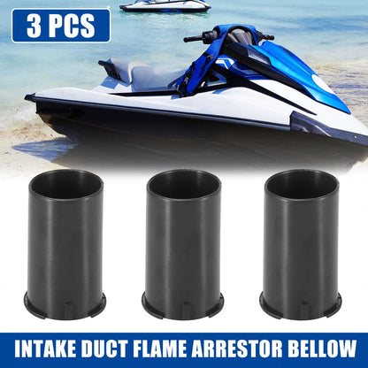 3 x Intake Duct Flame Arrestor Bellow Pipe for Kawasaki