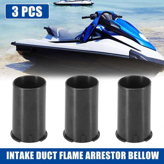 3 x Intake Duct Flame Arrestor Bellow Pipe for Kawasaki
