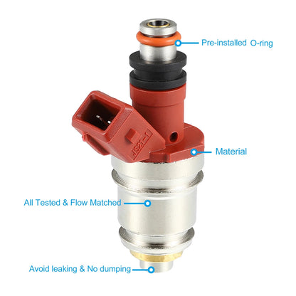 4 x Fuel Injector Nozzle for Nissan Hardbody Pickup 2.4L (1994)