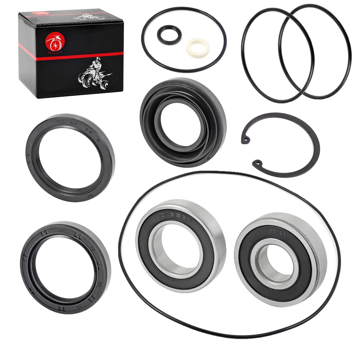 Rear Axle Bearing Seal O-Ring Kit for Honda Foreman 500