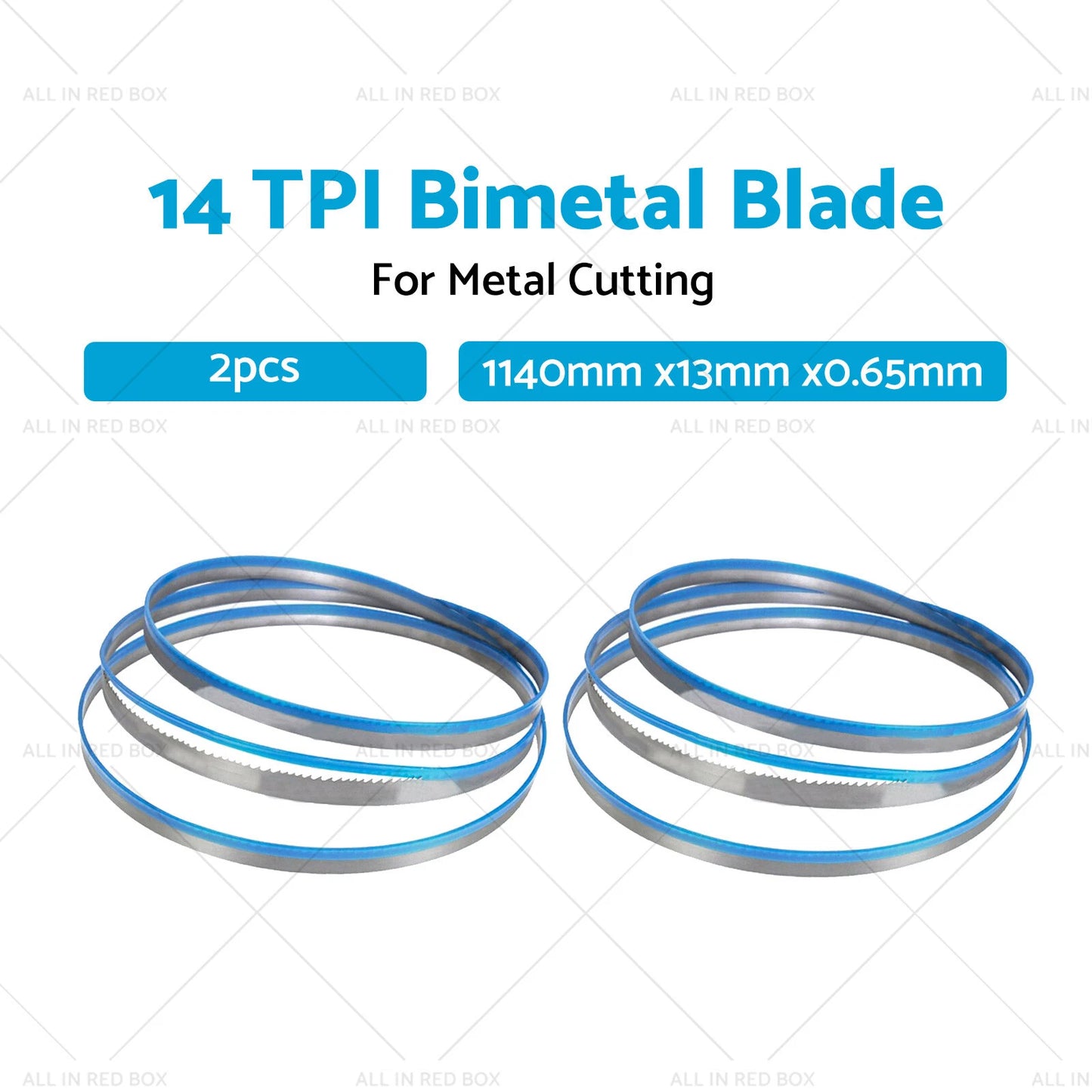 1140mm x 13mm x 14 TPI Bi-Metal Band Saw Blade for Metal Cutting