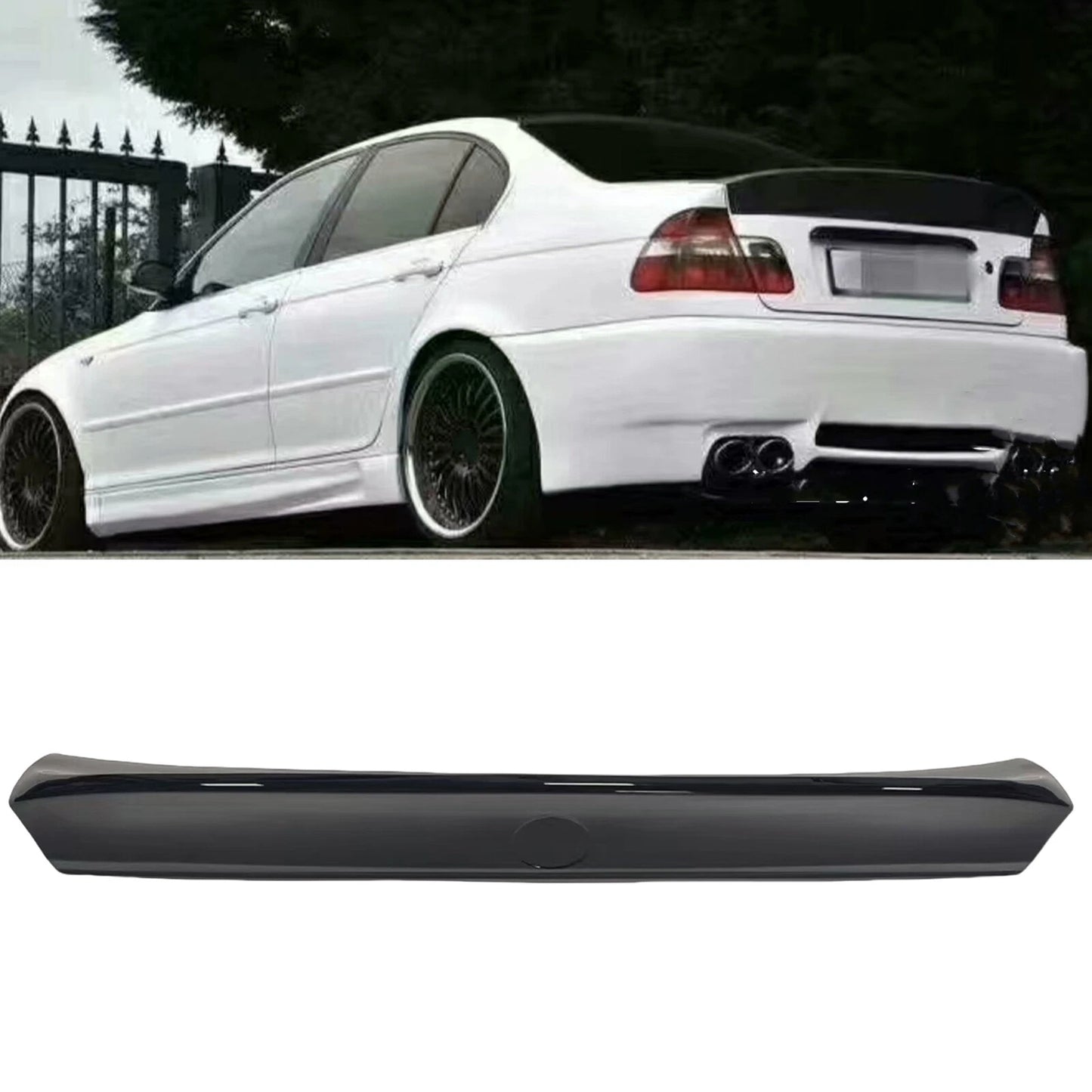 Rear Boot Spoiler Lip for BMW 3 Series E46 Sedan (1999-2006)