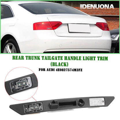 1x Rear Boot Handle with LED for Audi A3 A5 A8 RS5 S5 S8 (2013-2017)