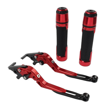 Folding Extendable Brake Clutch Lever Grip Set for BMW R1200GS R1250GS (2013-2023)