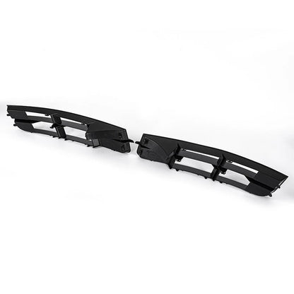2 x Front Bumper Fog Light Lamp Grill Covers for Audi Q7 (2010-2015)