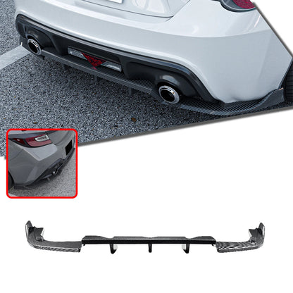 1x Carbon Look Rear Diffuser Lip for Subaru BRZ, Toyota GT86 (2013-2020)