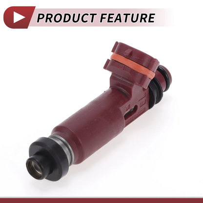 Fuel Injector for Mazda Miata 1.8 (2000-2001) 1 Pc Wine Red