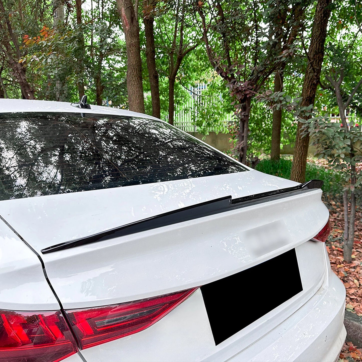 Rear Boot Spoiler Lip for Audi A3 S3 RS3 8Y (2021-2025) Gloss Black