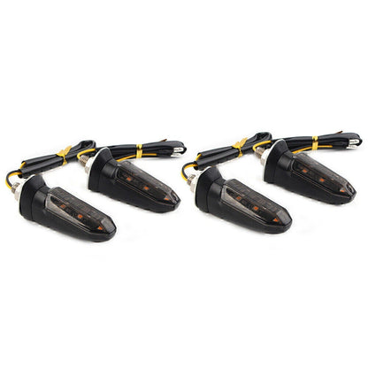 Smoke LED Turn Signal Indicator Lights for Universal Motorcycle