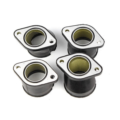 4pcs Carburetor Intake Manifold Boots for Kawasaki ZR750 Zephyr (1991-1997)