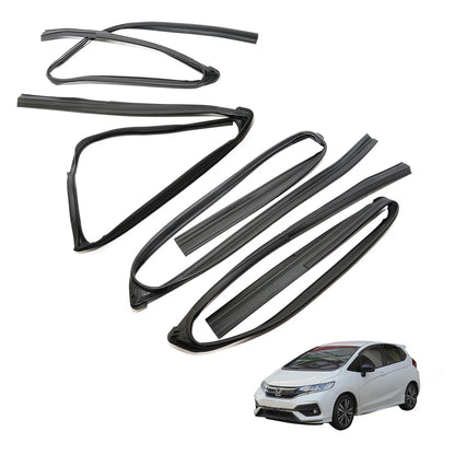 Front Rear Door Glass Run Channel for Honda Fit Jazz 5DR 2015-2020