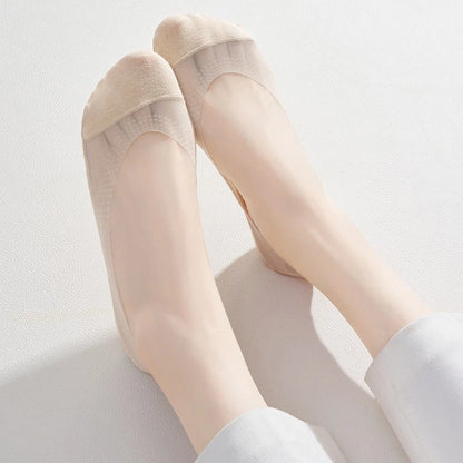 Daily Use Anti-Slip Socks Seamless Toe All-Day Comfort Double-Layer Cuff