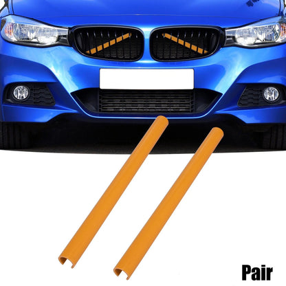 ABS Front Grille Trim Strips Cover Yellow for BMW 1 2 3 4 Series (2012-2023)