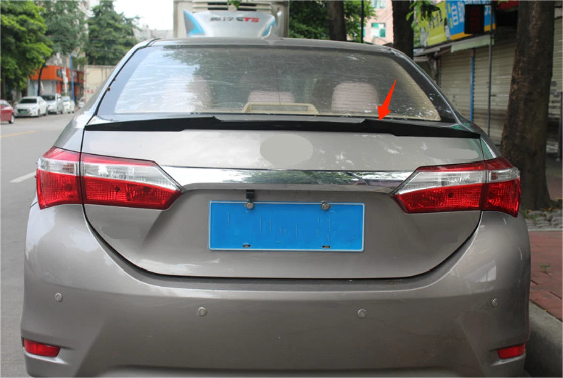 M4 Style Spoiler Wing for 2014-2018 Toyota Corolla Glossy Black Sedan